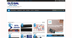 Desktop Screenshot of globalviewforum.com